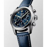 Longines Spirit Automatic Blue Leather Chronograph 42mm Watch L38204930