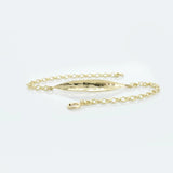 Martina Hamilton Leaf 9ct Gold Bracelet