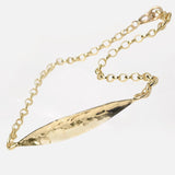 Martina Hamilton Leaf 9ct Gold Bracelet