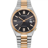 Citizen Tsuyosa Automatic Two Tone Steel Black Dial 40mm Watch NJ0154-80H