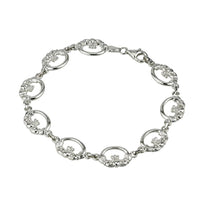 Sterling Silver Claddage Link Bracelet