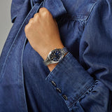 SEIKO 5 Sports SNXS Automatic Silver Steel Blue Dial 32mm Watch SRE021K1