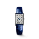 Longines DolceVita Quartz 20.80mm x 32mm Blue Leather Silver Dial Ladies Watch L52554717