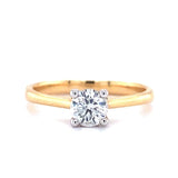 18ct Gold Solitaire Diamond Ring
