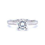 18ct White Gold Round Brilliant Solitaire Ring