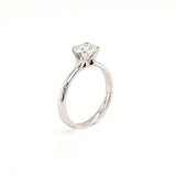 18ct White Gold Round Brilliant Solitaire Ring