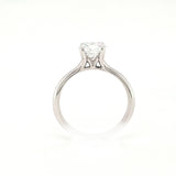 18ct White Gold Round Brilliant Solitaire Ring