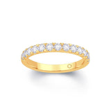 18ct Gold Claw-Set 0.55ct Diamond Eternity Ring