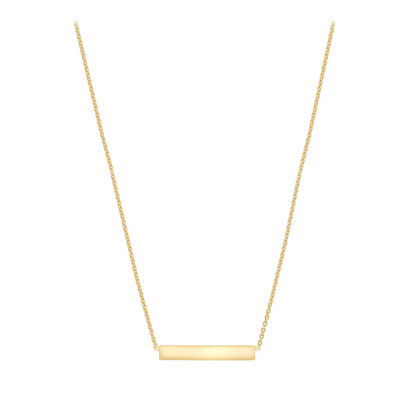 9ct Gold Bar Necklace