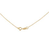 9ct Gold Diamond Cut Tear Drop Necklace