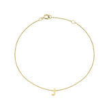 9ct Gold Initial "A-Z" 15cm - 18.5cm Bracelet