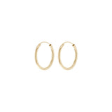 9ct Gold 22.5mm Hoop Earrings