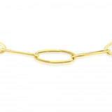 9ct Gold Oval Link 18" Necklace
