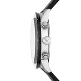 Emporio Armani Mario Quartz Black Leather Chrono 43mm Watch AR11243