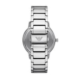 Emporio Armani Ruggero Quartz Black Dial Silver Steel 43mm Watch AR11310