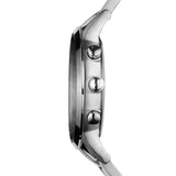 Emporio Armani Renato Quartz Silver Steel Black Dial 41mm Watch AR2434