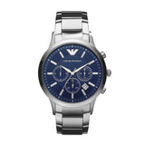 Emporio Armani Renato Steel Blue Mens Watch AR2448