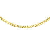 9ct Gold 18"- 20" Adjustable Diamond Cut Curb Chain