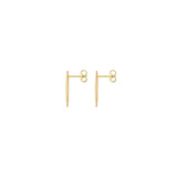 9ct Gold Oval Stud Earrings