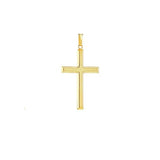 9ct Gold 32mm Cross Pendant