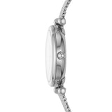 Fossil Carlie Quartz Mini Silver Steel 28mm Ladies Watch ES4432