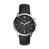 Mens Black Fossil Neutro Chrono Watch FS5452