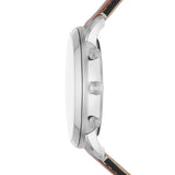 Fossil Neutra Brown Leather Green Dial 44mm Watch FS5963