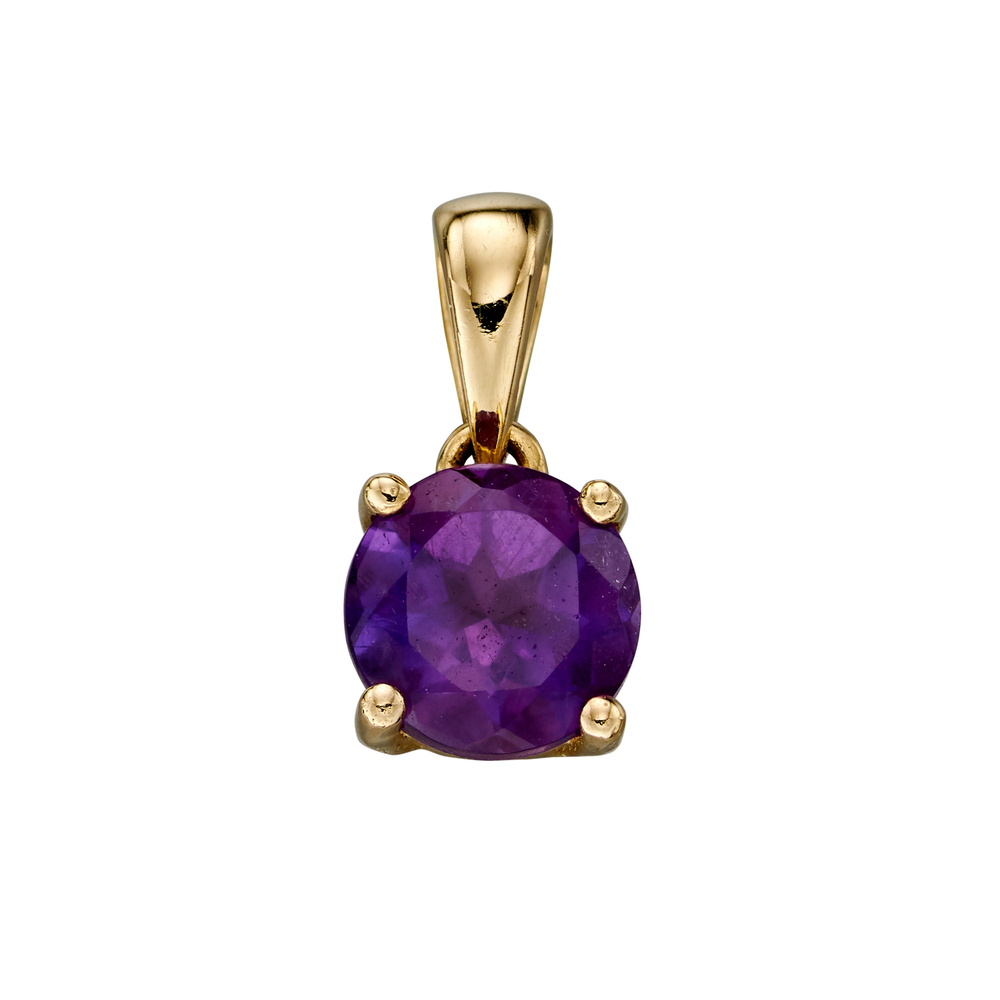 February 2025 birthstone pendants