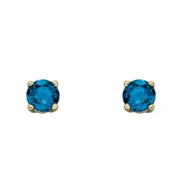 9ct Gold December Birthstone Earrings