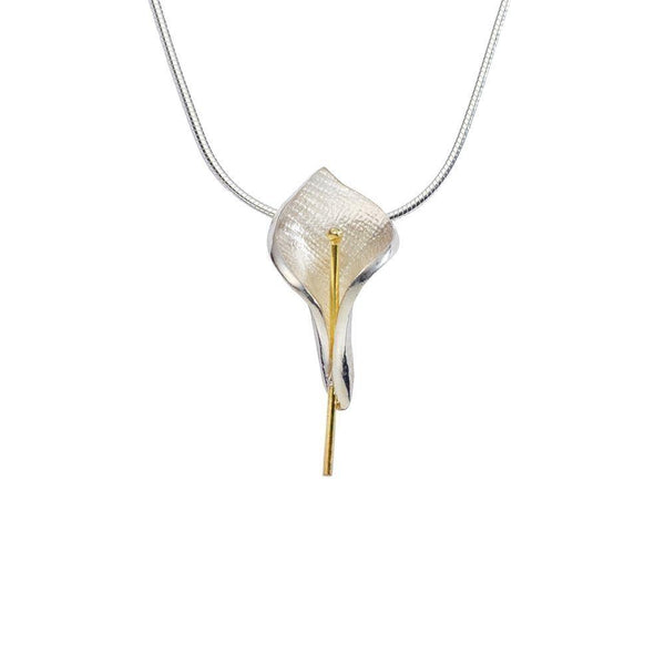 Enibas Lily Large Silver Necklace