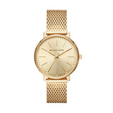 Michael Kors Quartz Pyper Gold Steel 32mm Ladies Watch MK4339