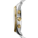 Michael Kors Lexington Quartz Two-Tone Steel 44mm Watch MK8344