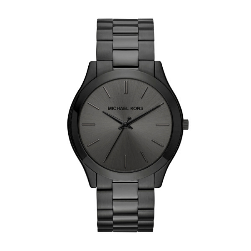 Michael kors black chain watch outlet
