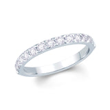 Platinum Claw-Set Diamond 0.50ct Ring