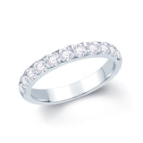 Platinum Claw-Set Diamond 0.75ct Ring