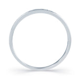 Platinum Channel Set 0.10ct Diamond Ring