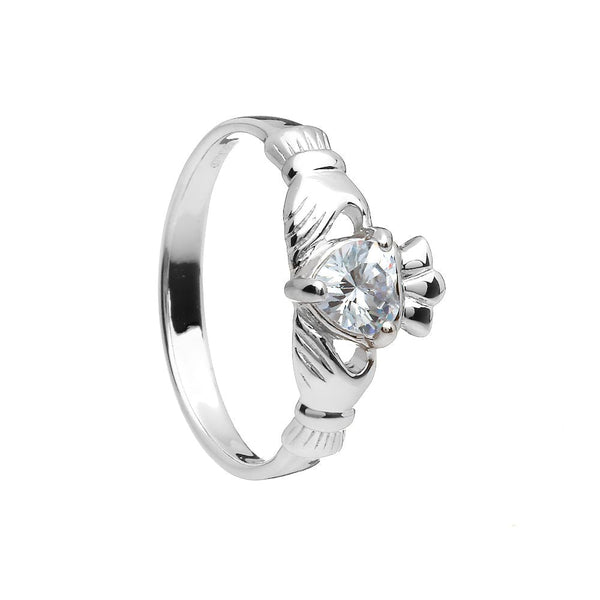 House of Lor April SIlver Birthstone Ring RS.00975-4