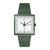 Swatch What if...Green Quartz 33.25mm Watch SO34G700