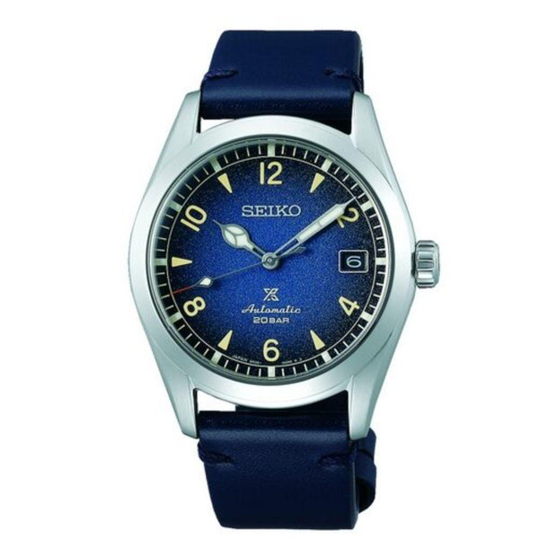 Seiko Prospex 2020 Alpinist 38mm Blue Leather Watch SPB157J1