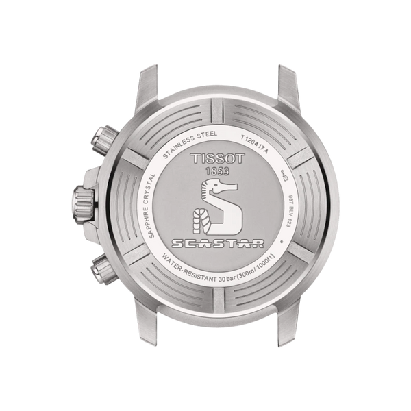 Tissot Seastar 1000 Quartz Chronograph Blue Dial Steel 45.5mm Watch T1204171104100