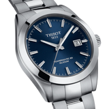 Tissot Gentleman Automatic Silver Steel Blue Dial 40mm Watch T1274071104100