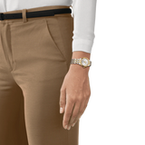 Tissot Classic Dream Quartz Two Tone Gold Steel 28mm Ladies Watch T1292102203100