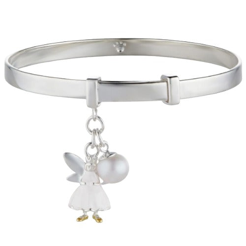 Molly Brown White Fairy Wish Bangle MB55-4