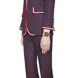 30% OFF - Gucci G-Timeless Quartz Bee Motif Cream Leather 38mm Watch YA1264128