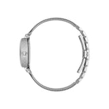 Gucci G-Timeless Diamantissima Quartz Silver Steel Mother of Pearl Dial 27mm Ladies Watch YA141504