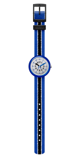 Swatch Flik Flak Shine in Silver Quartz 31.85mm Watch FBNP130