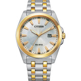 Citizen Eco Drive 2 Tone Stainless Steel 41mm Mens Watch BM7534-59A