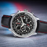 Citizen Eco-Drive Red Arrows Black Chronograph 43mm Watch CA0080-03E