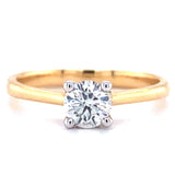 18ct Gold Solitaire Diamond Ring