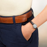 Longines Master Collection Automatic Silver Dial Leather Strap 25.5mm Ladies Watch L21284783